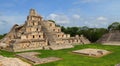 Mayan pyramids in Edzna campeche mexico XXXV Royalty Free Stock Photo