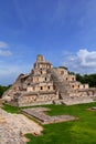 Mayan pyramids in Edzna campeche mexico XXXVII Royalty Free Stock Photo