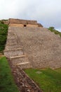 Mayan pyramids in Uxmal near merida yucatan mexico XLII Royalty Free Stock Photo