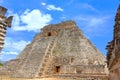 Mayan pyramids in Uxmal yucatan mexico LI