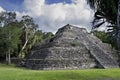 Mayan ruin pyramid