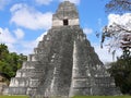 Mayan Ruin at Tikal Royalty Free Stock Photo