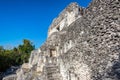 Mayan Ruins in Becan, Mexico Royalty Free Stock Photo