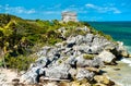 Mayan ruins at the Caribbean Seaside - Tulum, Mexico