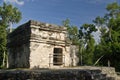 Mayan ruins at San Gervasio Royalty Free Stock Photo