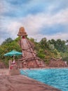 Coronado Springs Resort Main pool area lifeguard