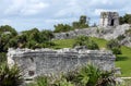 Mayan ruins Tulum Mexico Royalty Free Stock Photo