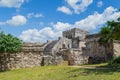 Mayan Ruins of Tulum. Old city. Tulum Archaeological Site. Riviera Maya. Mexico Royalty Free Stock Photo