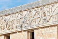 The Mayan ruins of Uxmal in Yucatan, Mexico, is one of Mesoamerica's most stunning archaeological sites Royalty Free Stock Photo