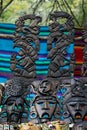 Mayan souvenirs on sale in Chichen Itza Royalty Free Stock Photo