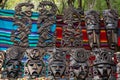 Mayan souvenirs on sale in Chichen Itza Royalty Free Stock Photo