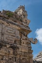 Mayan stone reliefs in Chichen Itza, Yucatan, Mexico, Royalty Free Stock Photo