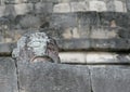 Mayan Stone Sculpture Royalty Free Stock Photo
