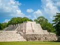 A Mayan structure at the archaeological site of Edzna in Campeche, Mexico