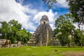 Mayan Temple I Gran Jaguar at Tikal National Park - Guatemala Royalty Free Stock Photo