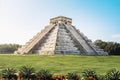 Mayan Temple pyramid of Kukulkan - Chichen Itza, Yucatan, Mexico Royalty Free Stock Photo