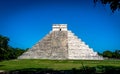 Mayan Temple pyramid of Kukulkan - Chichen Itza, Yucatan, Mexico Royalty Free Stock Photo