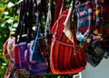 Mayan Textile Handbags Royalty Free Stock Photo