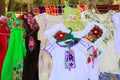 Mayan woman dress embroidery Yucatan Mexico Royalty Free Stock Photo