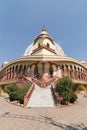 Mayapur temple , ISKON headquarter. Royalty Free Stock Photo