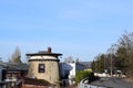 Mayen, Germany - 02 13 2022: Railroad buildings as a commercial zone