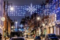 Mayfair in Christmas evening, London