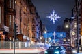 Mayfair in Christmas evening, London