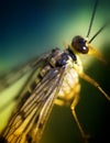 Mayflies (Ephemeroptera) Royalty Free Stock Photo