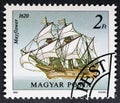 Mayflower, an English ship that transported a group of English families known today as the Pilgrims from England to the New World