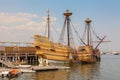 Mayflower replica at Plymouth Rock Royalty Free Stock Photo