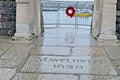 Mayflower Steps Memorial and Lookout Plymouth England UK Royalty Free Stock Photo