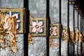 Ornate pillars inside Vaitheeswaran Koil