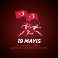 19 mayis Ataturk`u Anma Genclik ve Spor Bayrami