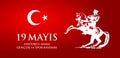 19 mayis Ataturk`u anma, genclik ve spor bayrami