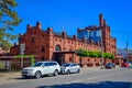 Old brewery building in Maykop Royalty Free Stock Photo