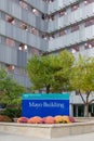 Mayo Clinic and Building Exterior and Trademark Logo