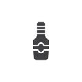 Mayonnaise bottle vector icon