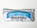 Mayonnaise Condiment Packet Royalty Free Stock Photo