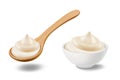Mayonnaise sauce set Royalty Free Stock Photo