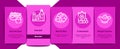 Mayonnaise Spice Sauce Onboarding Elements Icons Set Vector