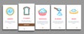 Mayonnaise Spice Sauce Onboarding Elements Icons Set Vector