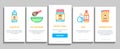 Mayonnaise Spice Sauce Onboarding Elements Icons Set Vector