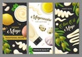 Mayonnaise Vertical Banners Set