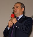 Mayor Emil Boc at the Comedy Cluj Opening