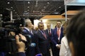 mayor, the Governor of the Novosibirsk city attended the annual construction exhibition in Novosibirsk Expocentre February 21