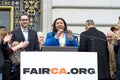 Mayor London Breed speaking at an Affordable Housing Press Conference