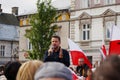 Mayor of Warsaw, Rafal Trzaskowski supports Civic Coalition in Bielsko-Biala, Poland
