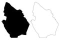 Maysan Governorate map vector