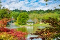 Beautiful Autumn slandscape in North Carolina mountains. Royalty Free Stock Photo