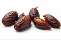 Mazafati dates, cut out on white background